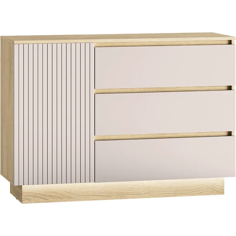 Komoda KATE 04 Dąb Mavelie / Kaszmir