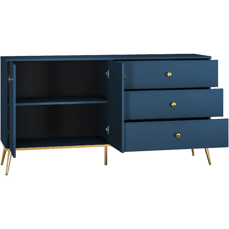 Komoda SOLER 03 Błękit Ciemny