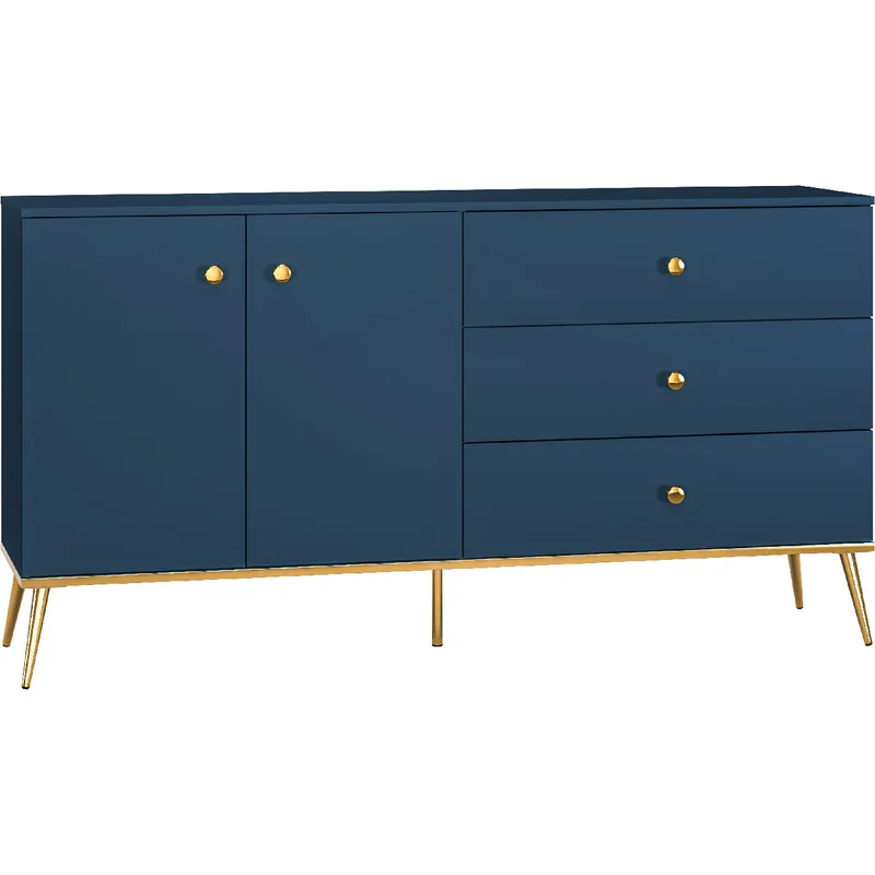 Komoda SOLER 03 Błękit Ciemny