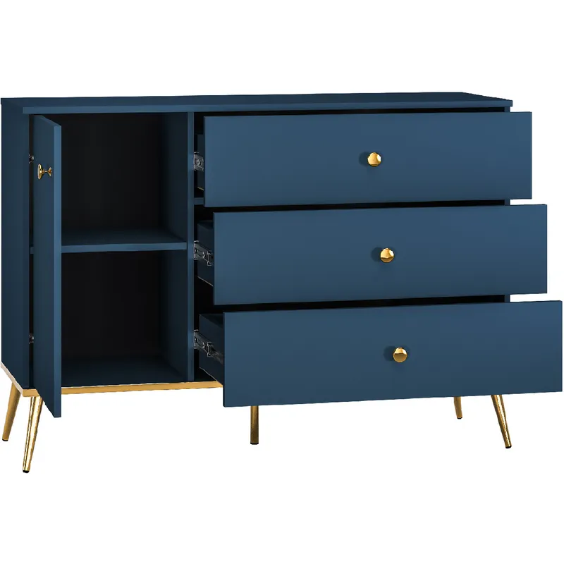 Komoda SOLER 04 Błękit Ciemny