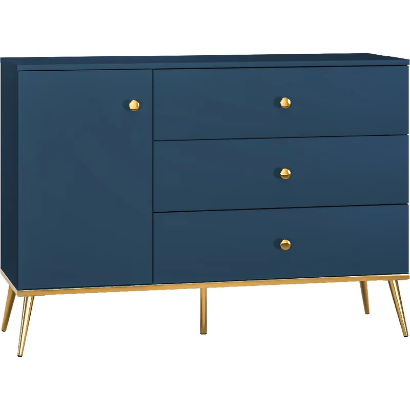 Komoda SOLER 04 Błękit Ciemny