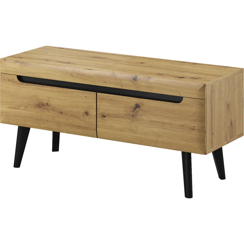 Szafka RTV MARDI 02 Dąb Artisan / Czarny