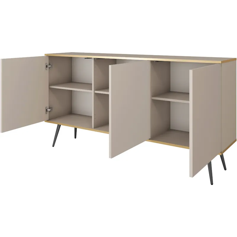 Komoda ARA K160 Biały + Czarny