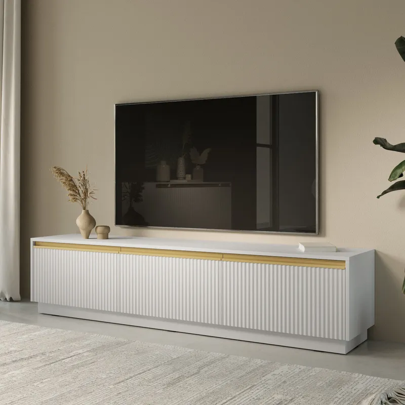 Szafka RTV 180 CROWN 01 - Biały