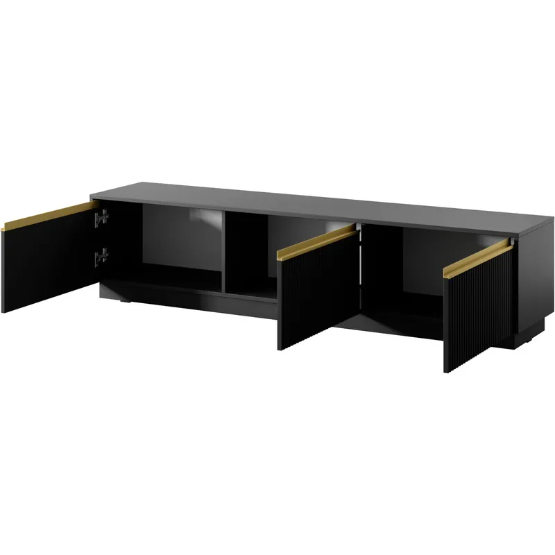 Szafka RTV 180 CROWN 01 - Czarny