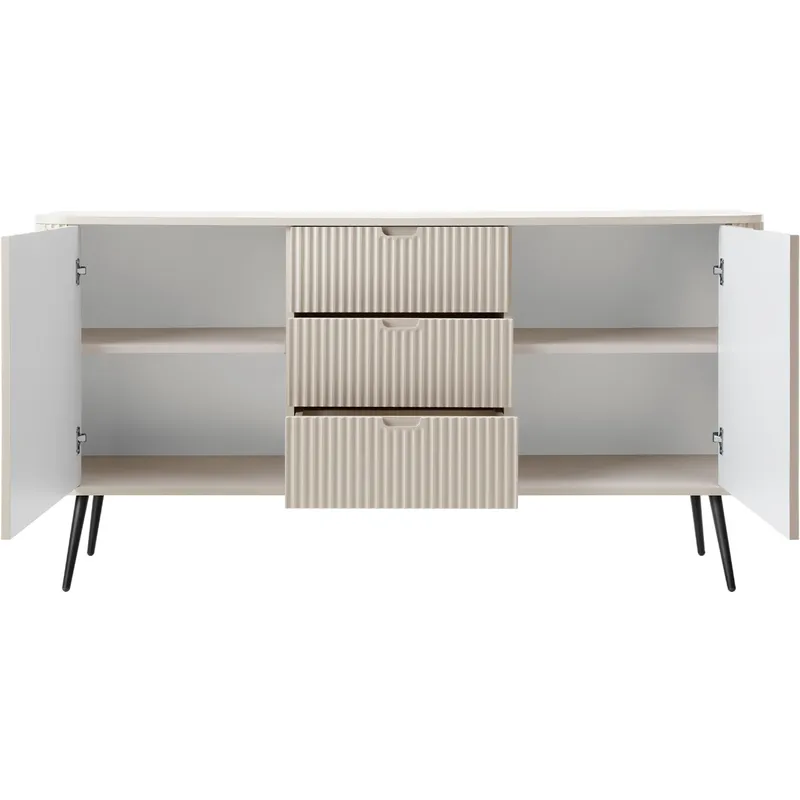 Komoda ZOVI 02 Kaszmir / Czarny