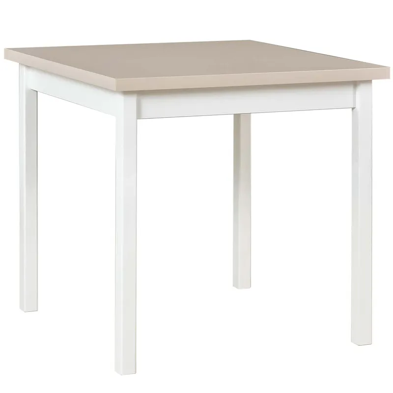 Stół DS9 80x80 Kaszmir Laminat / Biały