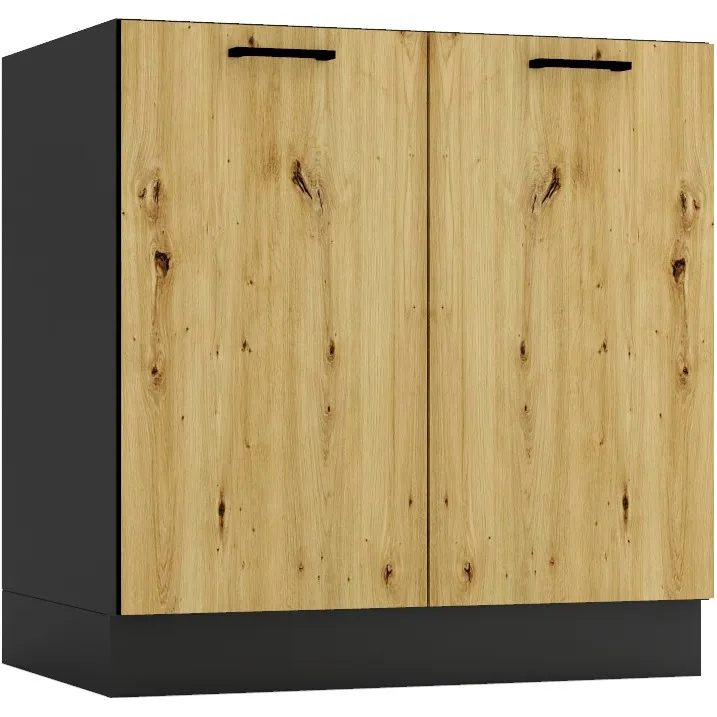 Kuchnia ELLEN 2 Grafit / Dąb Artisan