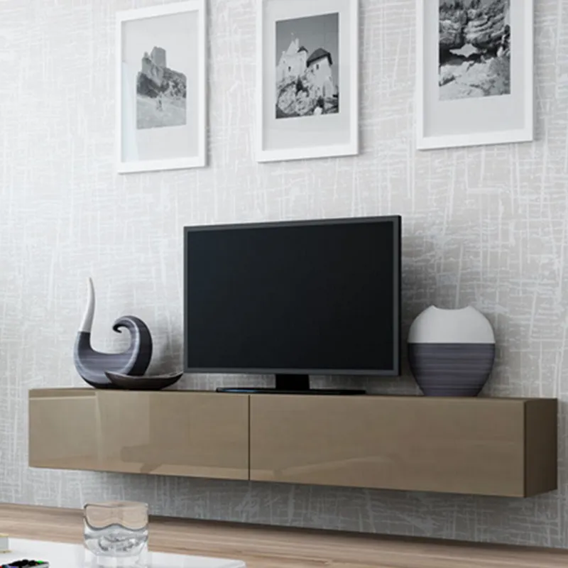 Komoda RTV 180 GOVI VG1 Latte / Latte Połysk WYPRZEDAŻ