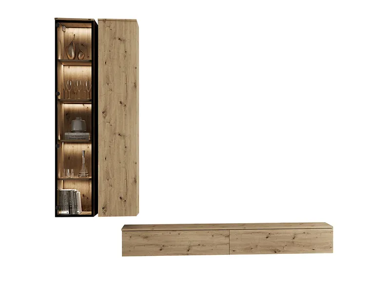 Meblościanka FIGO 1 Dąb Artisan