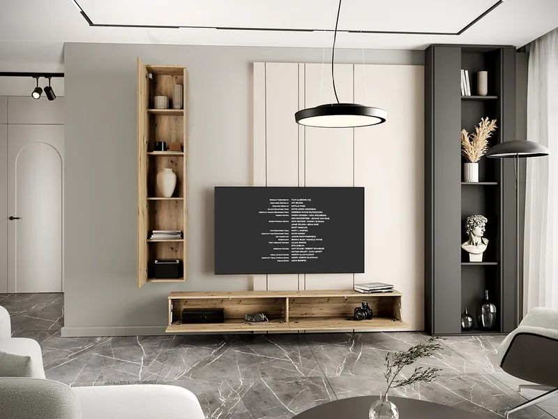Meblościanka FIGO 5 Dąb Artisan