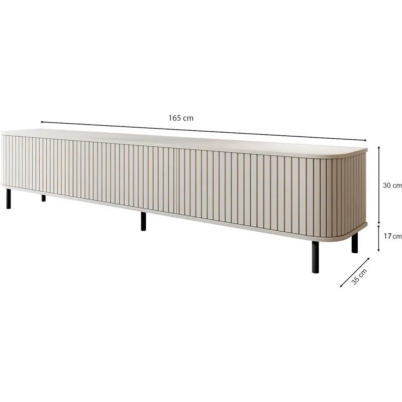 Komoda RTV ZYLIO 165N - Biały
