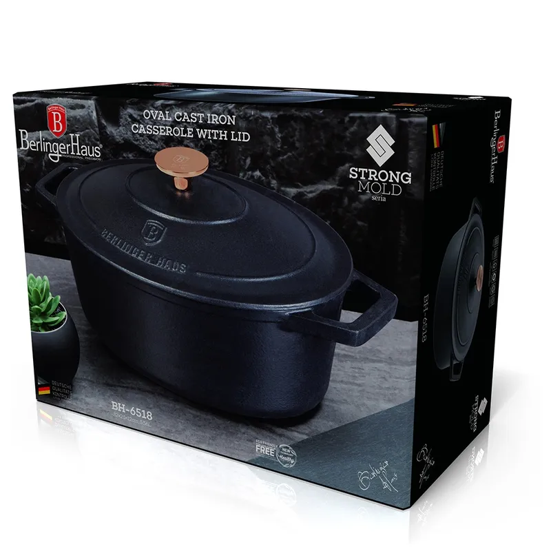 Brytfanna Żeliwna 5.56l BerlingerHaus BH-6518