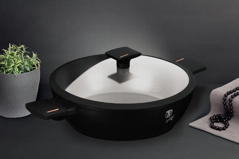 Garnek Płytki Z Pokrywką 28cm BERLINGER HAUS BH-7090