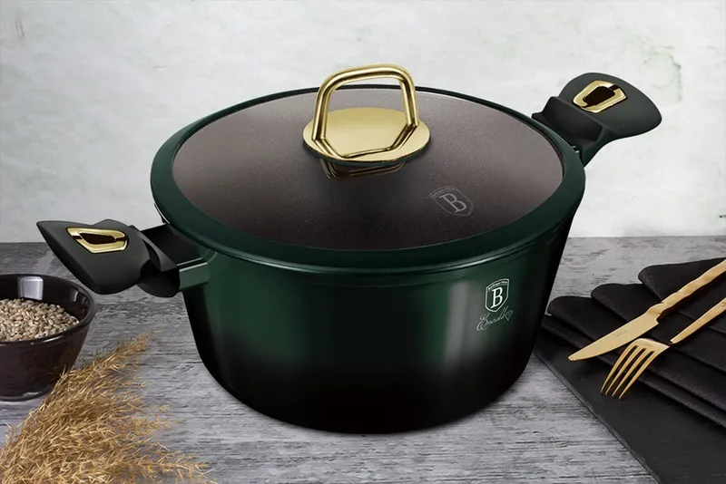 Garnek 2,4l Z Pokrywką 20cm BERLINGER HAUS BH-6057 Emerald