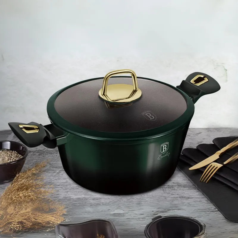 Garnek 2,4l Z Pokrywką 20cm BERLINGER HAUS BH-6057 Emerald