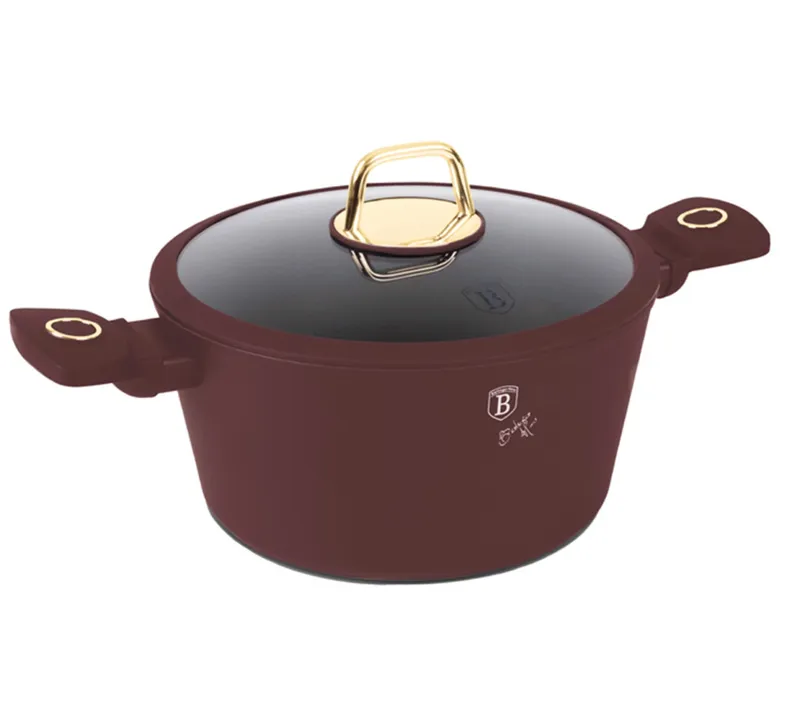 Garnek Z Pokrywką 24cm BerlingerHaus Leonardo BH-8041