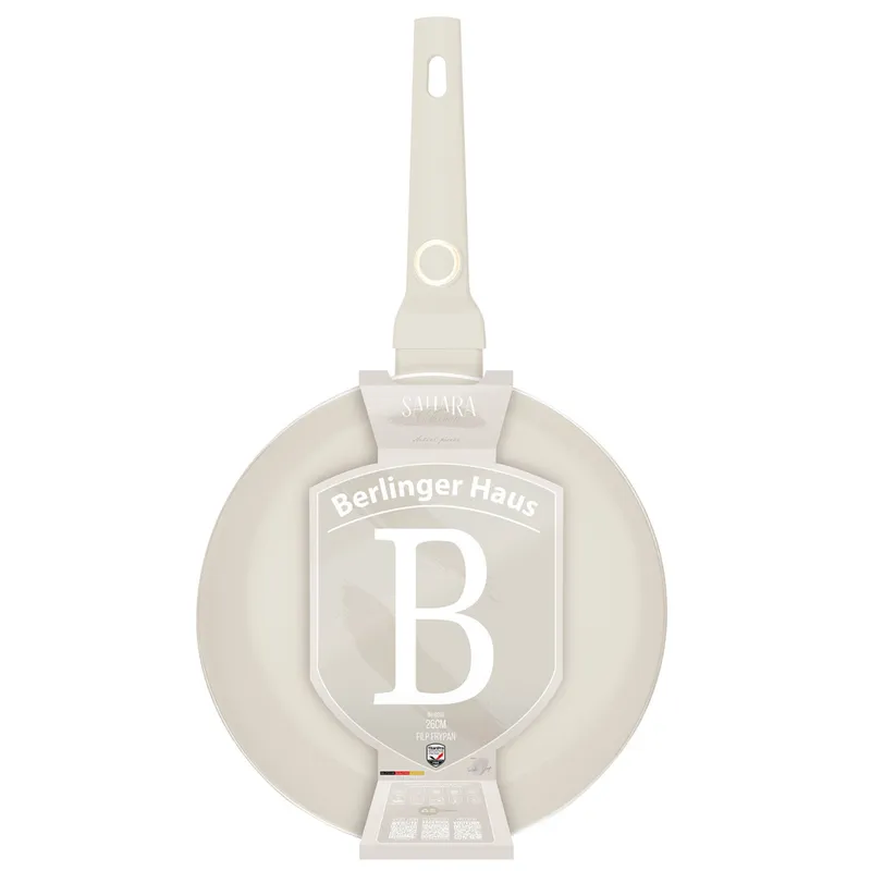 Patelnia Wok Flip 26 cm BerlingerHaus BH-8059 | Sahara Collection