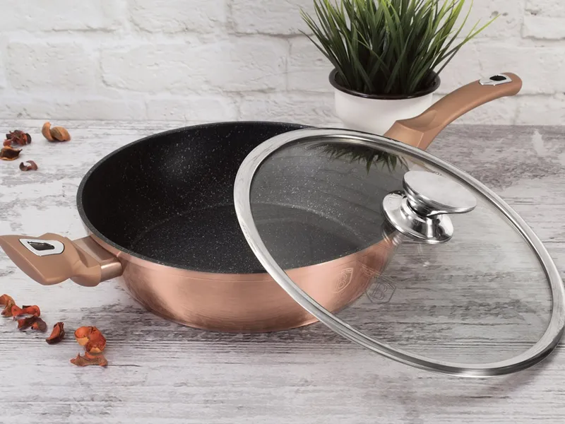Patelnia BerlingerHaus Rose Gold 28 cm BH-1518N