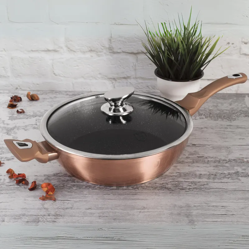 Patelnia BerlingerHaus Rose Gold 28 cm BH-1518N