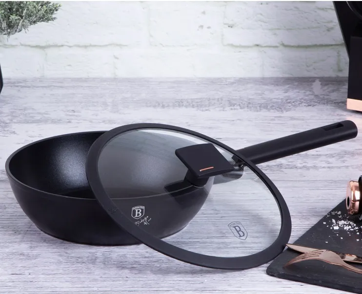 Patelnia Tytanowa 24cm BerlingerHaus BH-7089 Monaco / Black Rose Collection