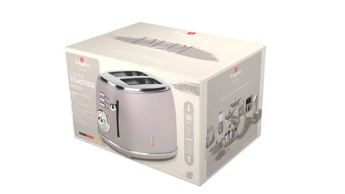 Toster Opiekacz 850W BerlingerHaus Taupe BH-9518