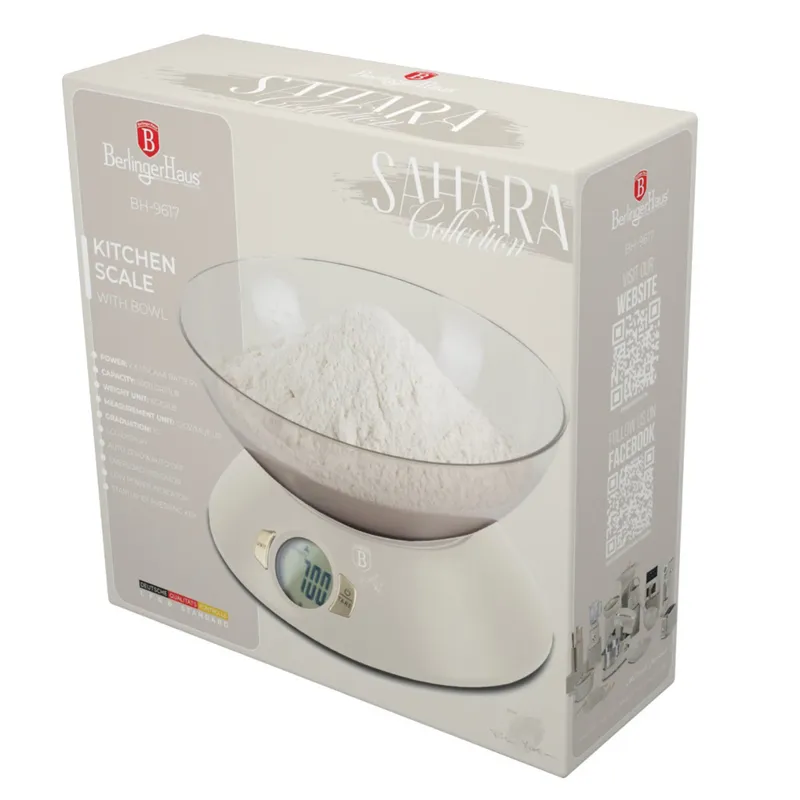 Elektroniczna Waga Kuchenna Z Misą BerlingerHaus BH-9617 Sahara