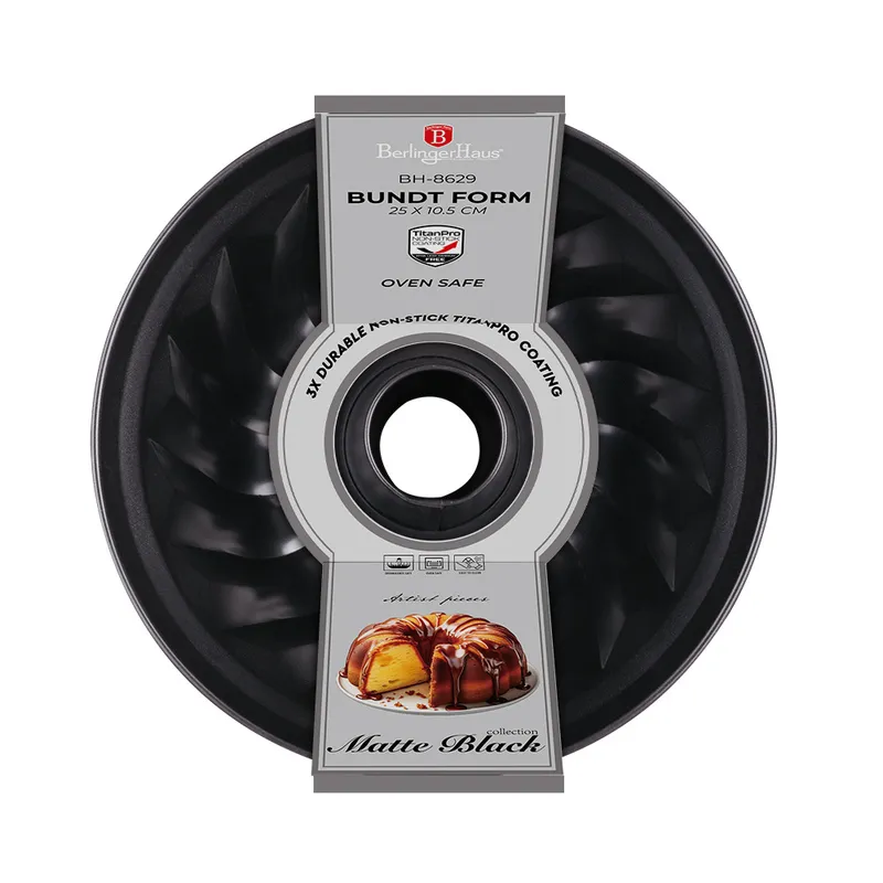 Forma Do Pieczenia 25cm BerlingerHaus Matte Black Collection BH-8629