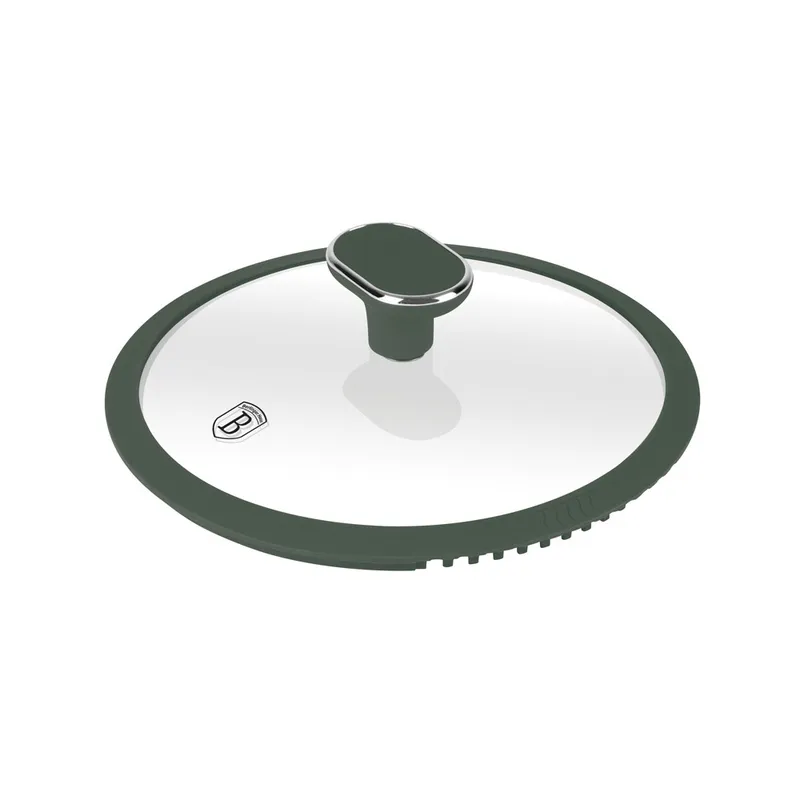 Garnek Z Pokrywką 20 cm Matte Green Collection BerlingerHaus BH-8200