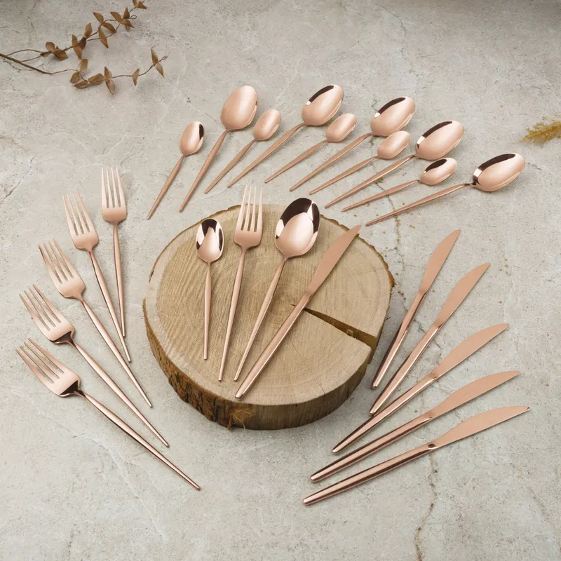 Sztućce 24szt BerlingerHaus RoseGold BH-3068