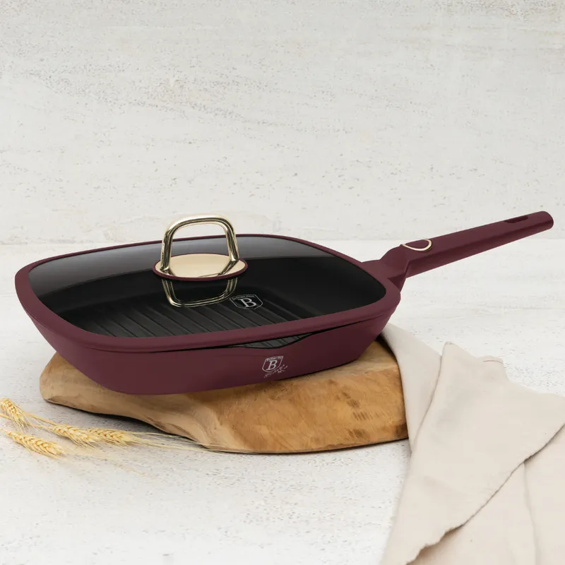 Patelnia Grillowa Tytanowa BerlingerHaus Leonardo BH-8037