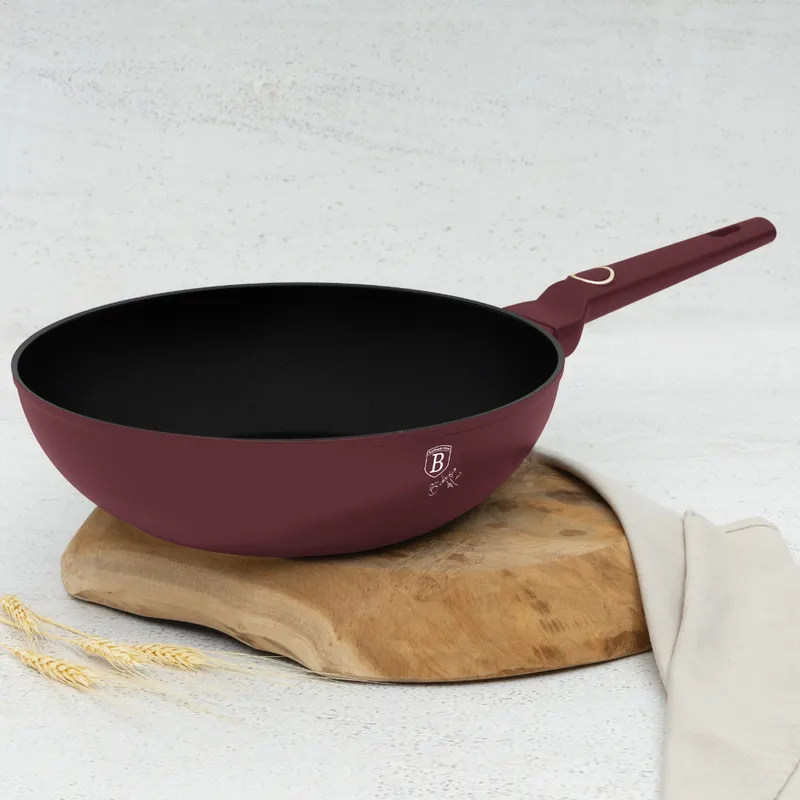 Wok Z Powłoką Tytanową 28cm BerlingerHaus Leonardo BH-8033