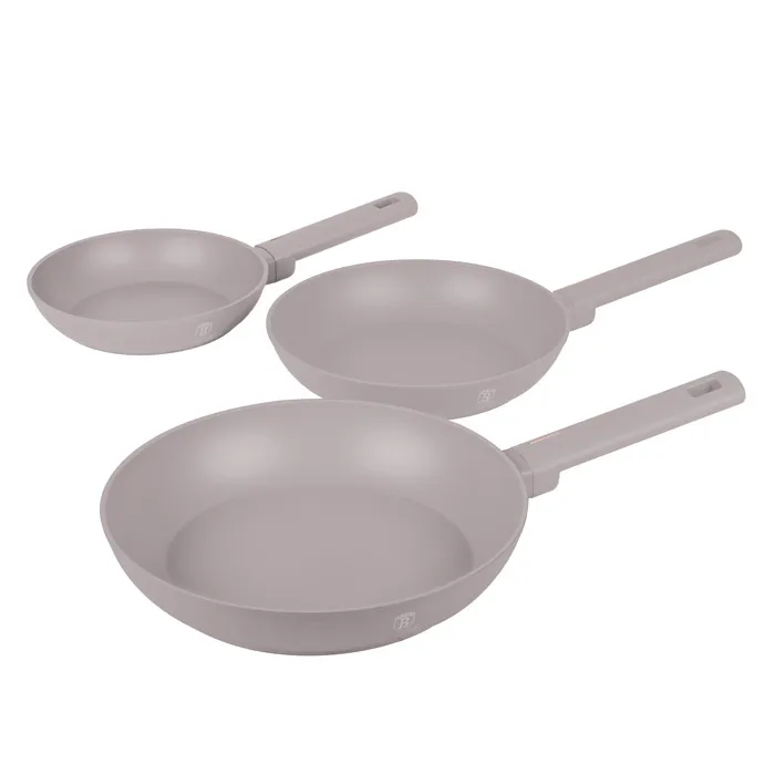 Zestaw 3 Patelni BerlingerHaus Taupe BH-8108