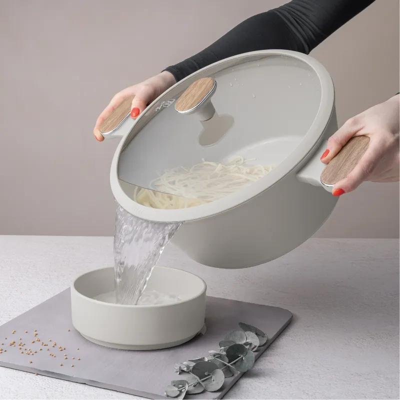 Garnek Z Pokrywką 28cm BerlingerHaus BH-8321 Sahara Nordic