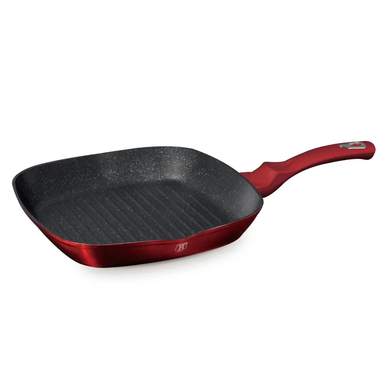 Patelnia Grillowa BerlingerHaus Burgundy 28 cm BH-1271