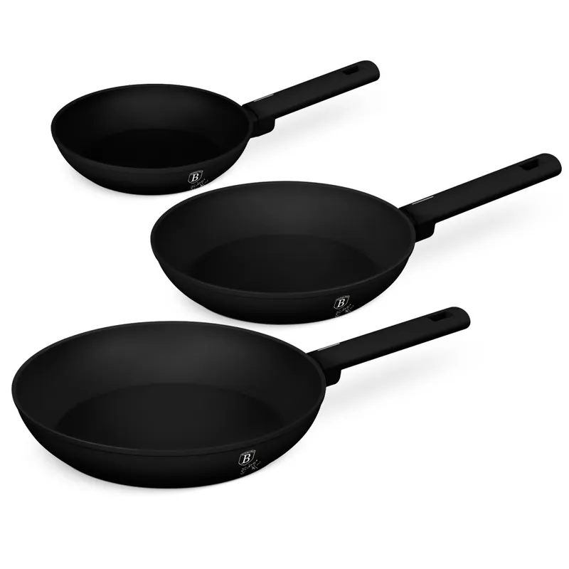 Zestaw 3 Patelni BerlingerHaus BH-8195 Matte Black