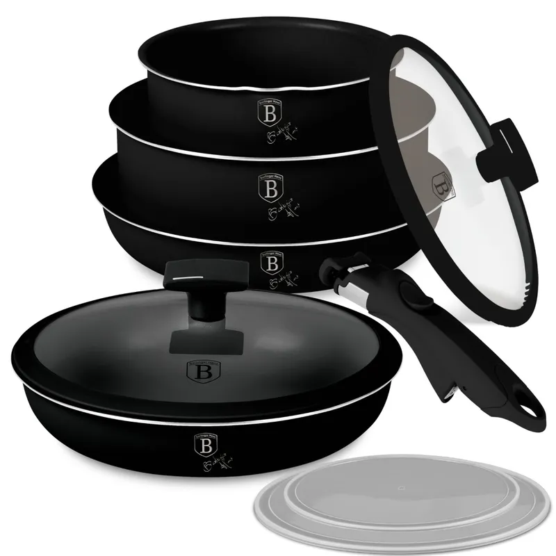Zestaw Garnków 9 el. BerlingerHaus BH-8257 Matte Black