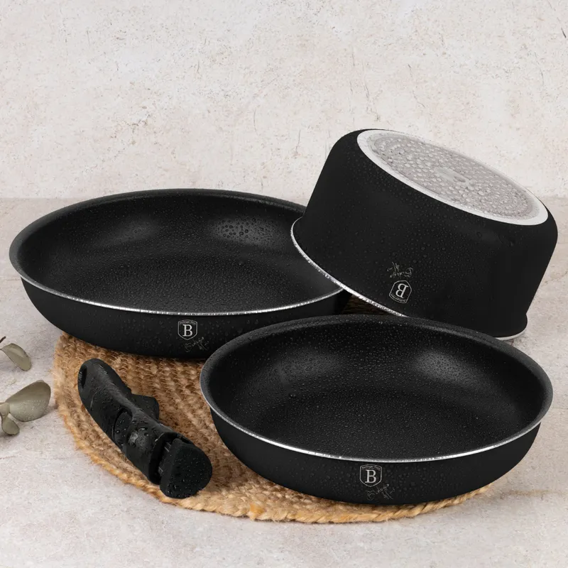 Zestaw Garnków 9el. Z Odpinaną Rączką BerlingerHaus Monaco Collection BH-8258