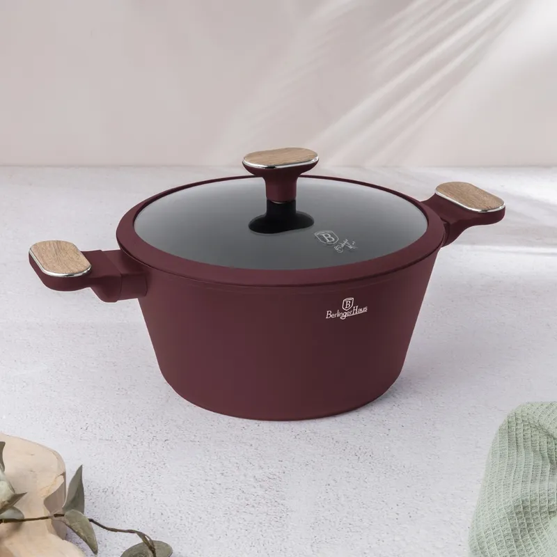 Garnek Z Pokrywką 24cm BerlingerHaus Leonardo Nordic BH-8301