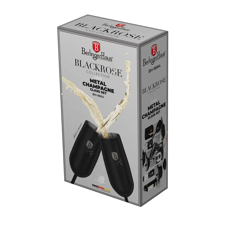 Kieliszki Do Szampana BerlingerHaus Black Rose Collection BH-8664