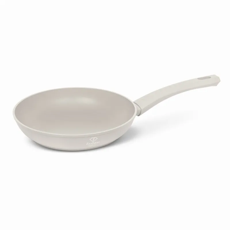 Patelnia Głęboka 24 cm FASHION TV FTV-0052 Matte Cream Gold Collection