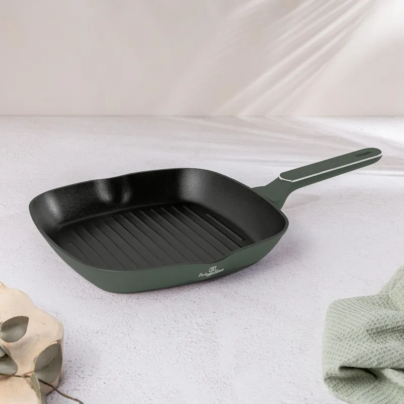 Patelnia Grilowa 28cm Matte Green Collection BerlingerHaus BH-8161