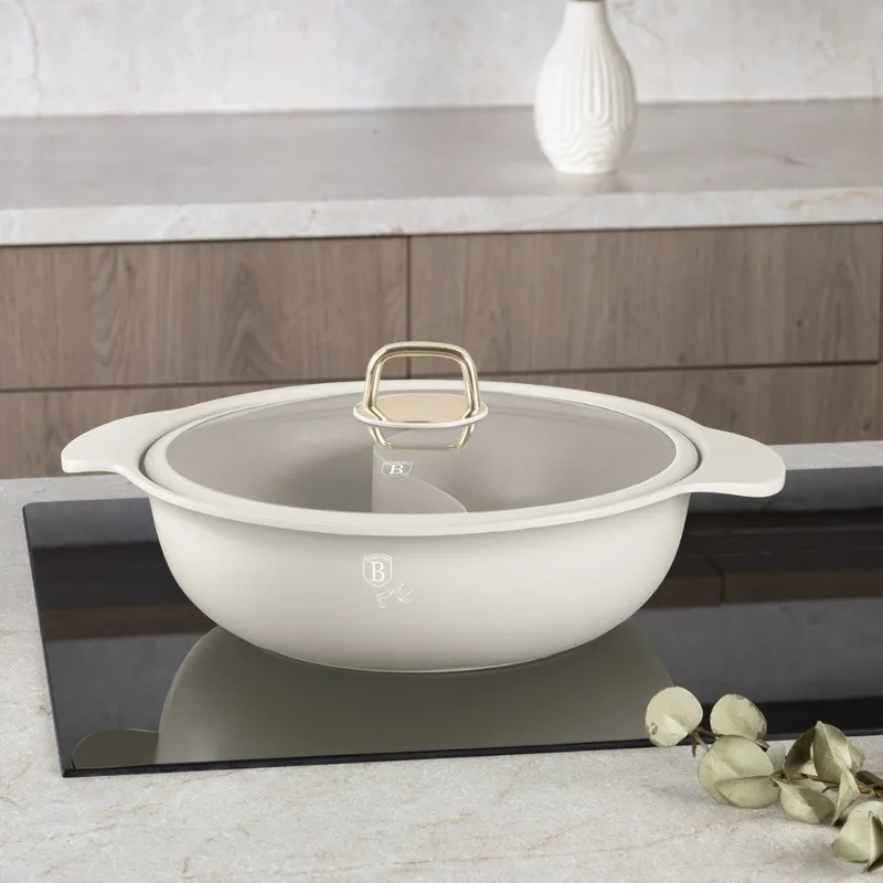 Płytki Garnek Typu Hot Pot 30cm BerlingerHaus BH- 8628 Sahara Collection