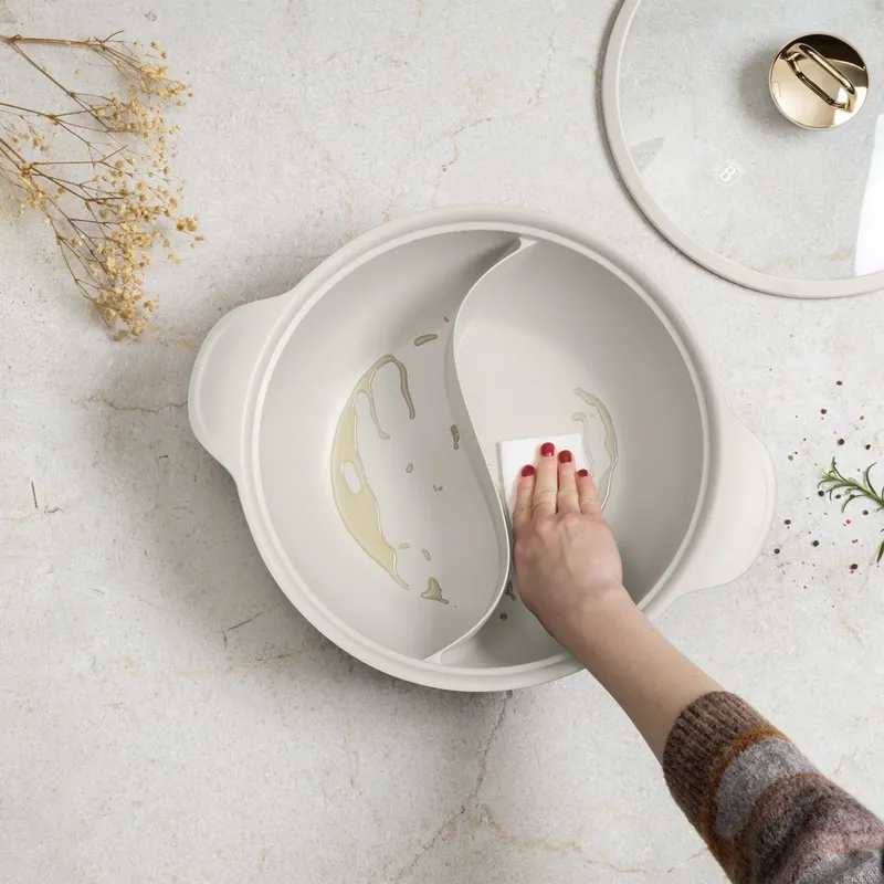 Płytki Garnek Typu Hot Pot 30cm BerlingerHaus BH- 8628 Sahara Collection