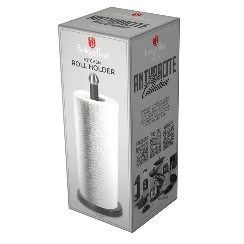 Stojak Na Ręcznik Papierowy BerlingerHaus Antracit Collection BH-6837