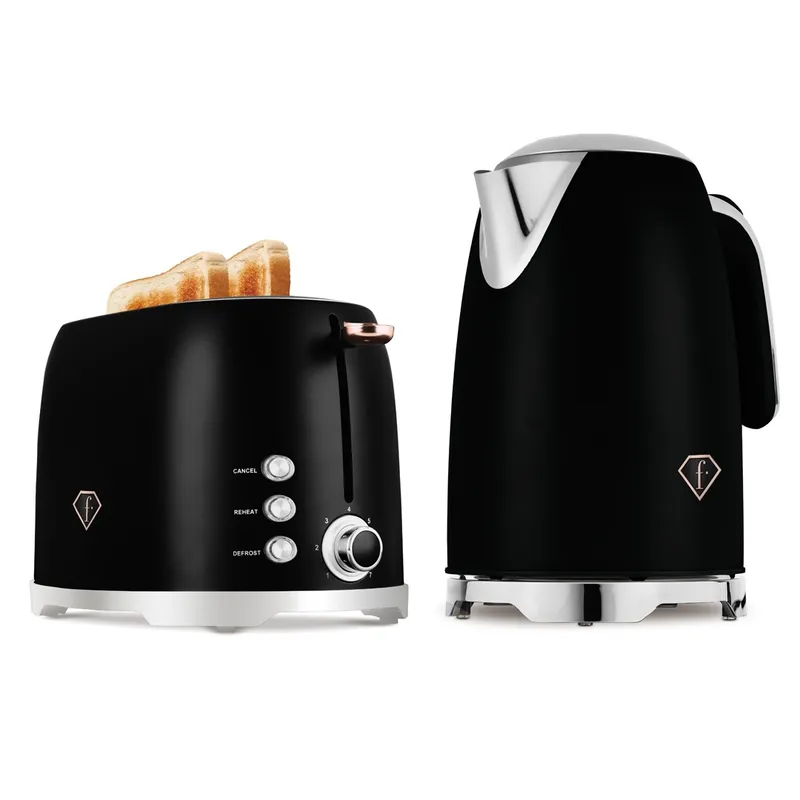 Toster Matte Black Fashion TV By BerlingerHaus FTV-0111