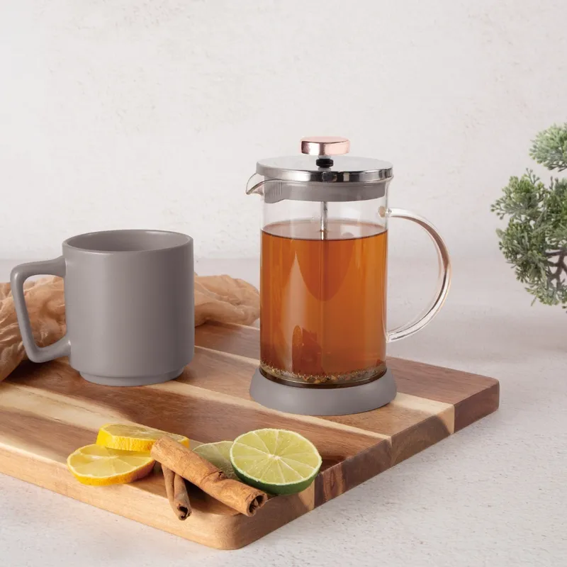 Zaparzacz Do Herbaty I Kawy 600ml BERLINGER HAUS BH-8588 Taupe Collection