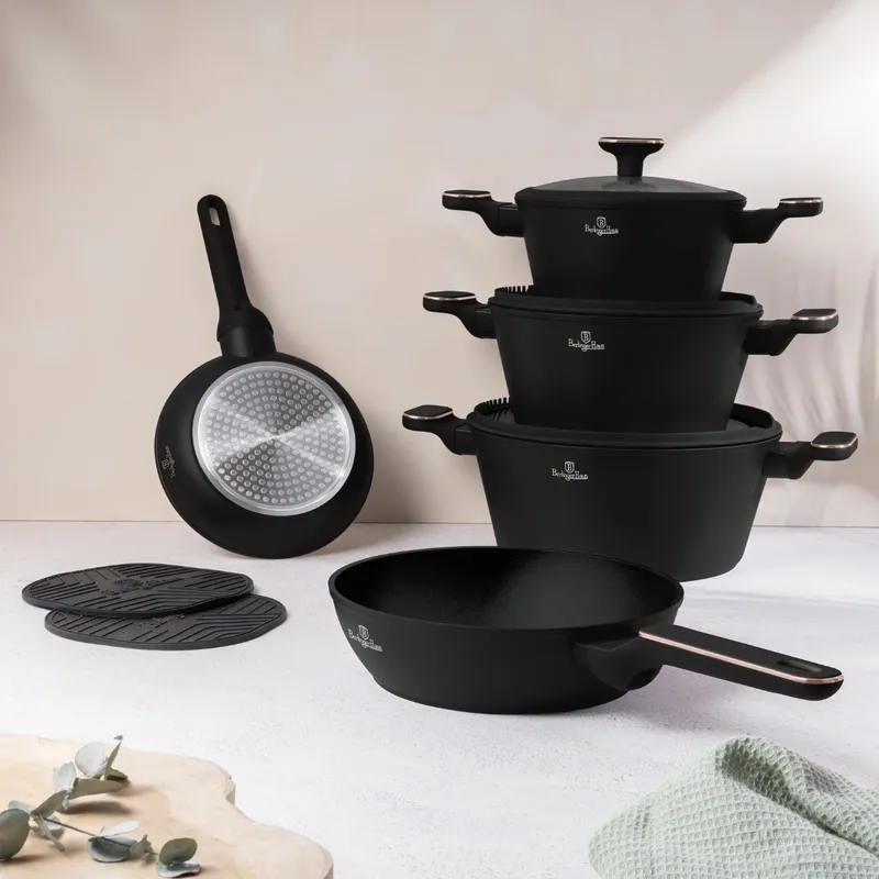 Zestaw Garnków 10 el. BerlingerHaus BH-8362 Black Rose