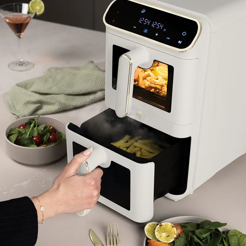 Air Fryer Frytkownica Beztłuszczowa Podwójna 11l BerlingerHaus Sahara BH-9803