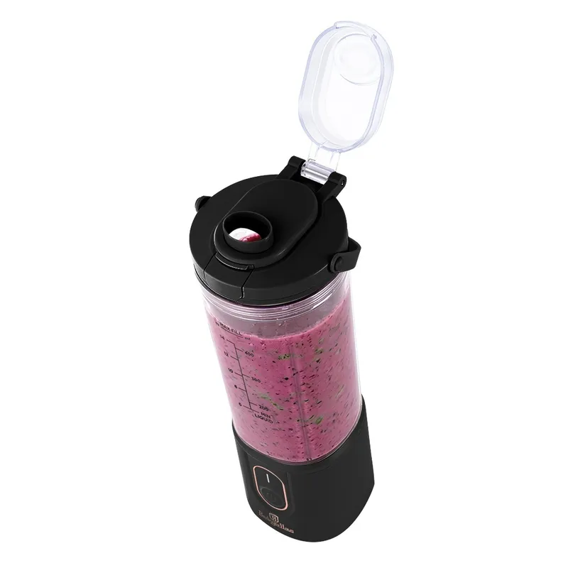 Blender Kielichowy, Bezprzewodowy 400 ml BerlingerHaus BH-9922 Black Rose